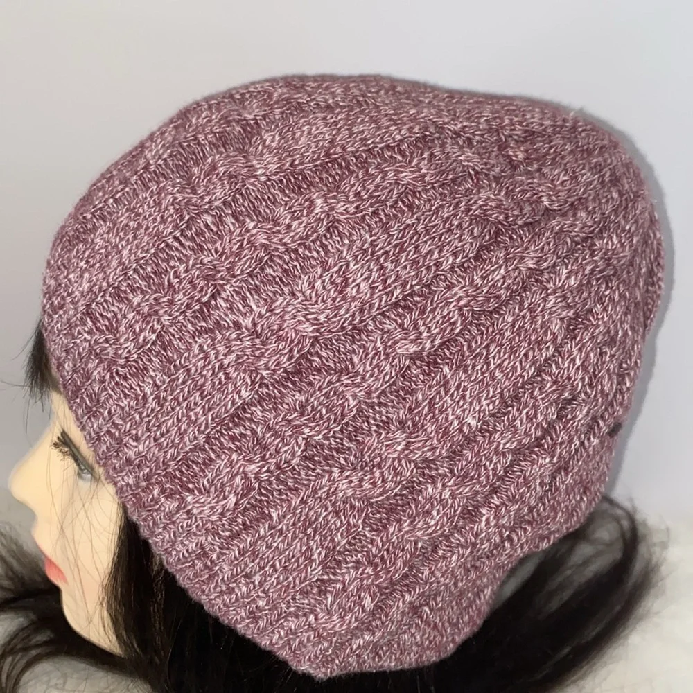 Heat Holders Burgundy Unisex Knit Beanie Size OS